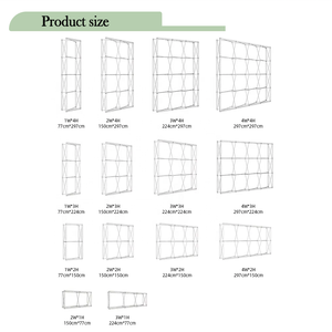 2025 bahan baru promosi pameran dagang tampilan latar belakang kustom kain Pop up pameran dagang - Product Image 5