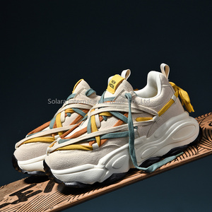 Zapatillas de Moda Retro Personalizadas para Hombre, Transpirables, Casuales, Deportivas, para Verano, Primavera, Otoño e Invierno, que Aumentan la Estatura - Product Image 6