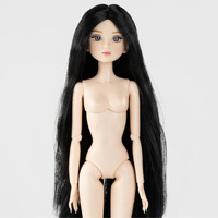 Tête de poupée BJD en plastique 3D avec yeux en verre, 30 cm, série Fantasy, prête pour le maquillage, MD717, Guangdong, vente en gros