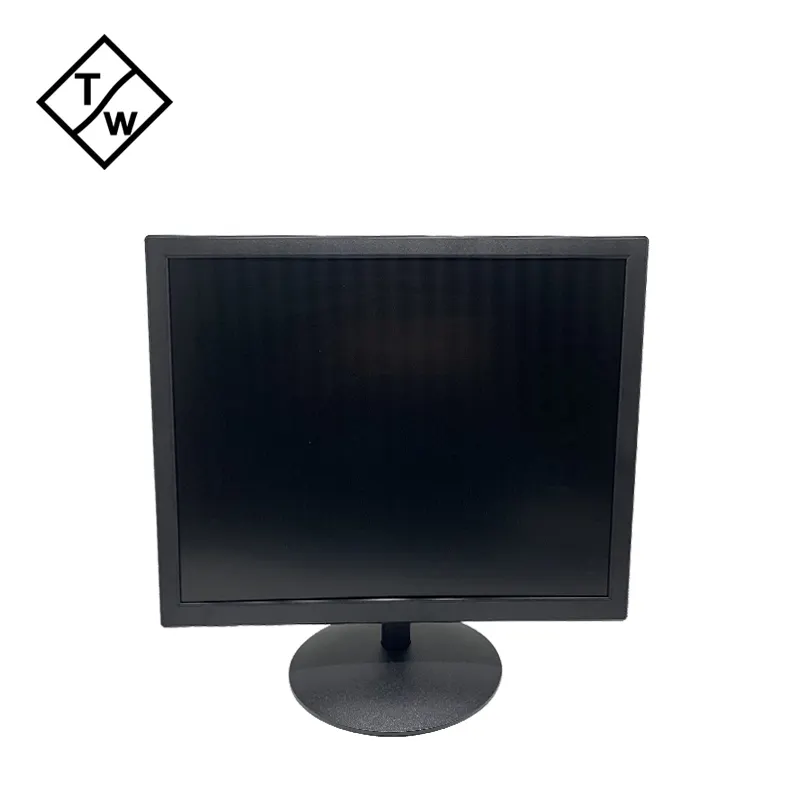 Dinding Mount atau Desktop 17 Inci 19 Inch LCD Monitor Rasio 4:3 IPS Panel Opsional