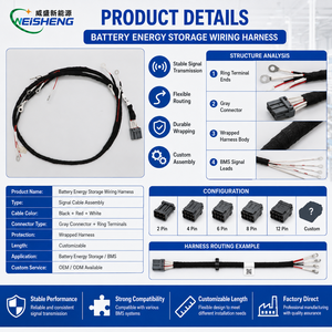 Özel ESS Kablo Demeti Enerji Depolama Batarya Kablosu BMS Sinyal Grubu OEM - Product Image 3