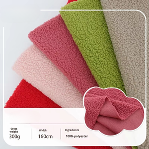 بيع بالجملة قماش البوليستر الصغير تيري قماش الصوف القطبي مواد عالية الجودة للملابس والديكور المنزلي شيربا الفرنسية - Product Image 4