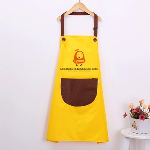 Delantal Impermeable de Poliéster para Niños con Impresión de Logotipo para Clases de Arte, Ateliers de Pintura y Jardín de Infancia - Overoles para Niños - Product Image 3