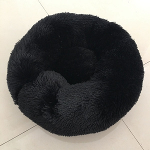 Luxuriöses Modernes Solides Weiches Donut-Hundebett Waschbares Plüsch-Samt-Sofa Katzenkorb Warmes Rundes Wasserdichtes Umweltfreundliches Haustierbett - Product Image 4
