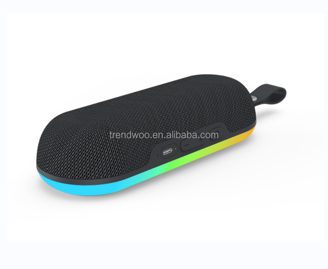 Magnetic Waterproof LED Bluetooth Speaker with Colorful RGB Light for Golf Cart and Bicycles