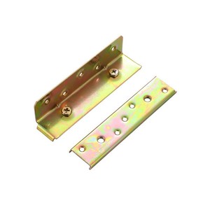 Conector de Muebles Eiki Hardware de Hierro Electrochapado Estampado de 2.0mm de Grosor, 153x37mm, para Montaje de Camas de Madera - Product Image 4