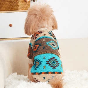 新しい到着冬暖かい犬クリスマスセーターソフトウールフリースジャンパー小型犬メーカー卸売 - Product Image 4
