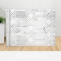 Papier peint auto-adhésif en PVC imperméable de style moderne pour décoration intérieure, idéal pour les hôtels, les salles de sport, motif géométrique