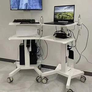 Troli Gigi Mobile dengan Meja Penyangga Scanner Intraoral 3D dan Rak Penyangga Monitor - Product Image 5