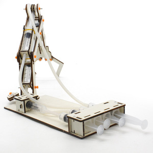 Kit de Modelo de Brazo Robótico Hidráulico de Madera, Control Manual, Juguete Educativo Científico para Niños de 7 a 9 Años - Product Image 3