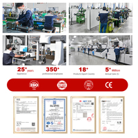 Kustomisasi Profesional Motor DC 24V Pengurang Kecepatan Tahan Air IP67 Efisiensi Tinggi Standar Daya Keluaran 900W Worm Gearbox