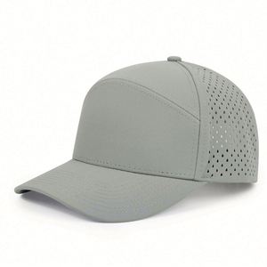 Casquette de baseball HH HOFNEN de haute qualité avec logo personnalisé, style trucker, protection contre l'eau, perforations laser, 7 panneaux, séchage rapide, imperméable - Product Image 4
