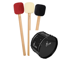 Percussion Instrument Accessories IRIN Iron & Wood Bass Plush Drumsticks Band Performance Big Wholesale