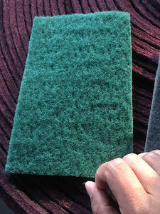 Nylon nhiệm vụ nặng nề màu xanh lá cây mài mòn nhà bếp Scrubber tìm nguồn cung ứng pad cho các món ăn nồi làm sạch - Product Image 2