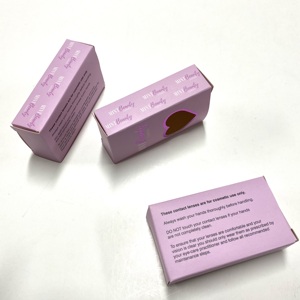Étui à lentilles <span class=keywords><strong>de</strong></span> <span class=keywords><strong>Contact</strong></span> coloré Lentilles <span class=keywords><strong>de</strong></span> <span class=keywords><strong>Contact</strong></span> portables Boîte <span class=keywords><strong>de</strong></span> voyage/Kits Trempage d'eau Slip-cap Case - Product Image 6