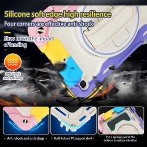 Funda Protectora de Silicona Resistente a Golpes, Multicolor, Brillante y Duradera para Niños, con Soporte, para iPad Mini 4 5 - Product Image 6