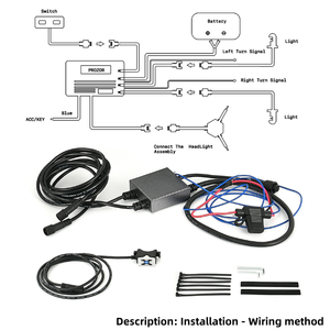 Luces de Niebla Auxiliares LED para Parrilla de SUV, 4x4, Camión - Lámpara de Conducción DRL Ojos de Ángel Compatible con Vehículos Todoterreno - Product Image 5