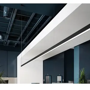 Luminária suspensa para restaurante, cozinha, escritório, empresa, chão, forro, LED, painel linear regulável Dali