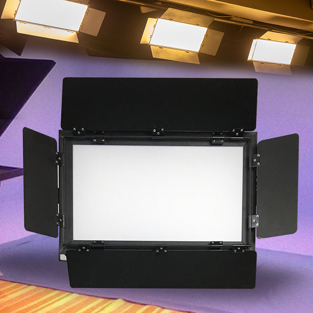 Stage Lights Equipment Professional Warm White/RGBWY LED Video Panel Light DMX512 Studio Lighting for Meeting Video Broadcasting