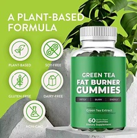 Bonbons gélifiés OEM au thé vert pour adultes : Brûleur de graisse naturel, soutien énergétique et santé intestinale
