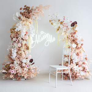 Arch Floral Decor Blanc Artificielle Orchidée Vigne Soie Fleur <span class=keywords><strong>Arche</strong></span> pour La Maison Jardin <span class=keywords><strong>En</strong></span> Plein Air Cérémonie De Mariage - Product Image 6