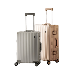 Meilleures ventes Valise de <span class=keywords><strong>voyage</strong></span> à roulettes en aluminium de haute qualité de 20 \ "24 \" avec roulette pivotante - Product Image 4