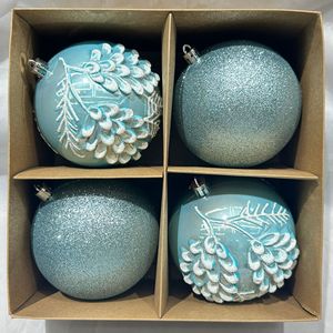 6cm 30 Piece Set Christmas Ball Electroplated <b>Plastic</b> Pendant Christmas <b>Tree</b> Decoration - Product Image 1