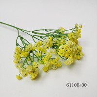 Fleurs artificielles Gypsophile blanches réalistes à tige unique, style européen, 62 cm, pour mariage et Noël – Meilleures ventes