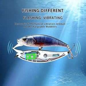 <span class=keywords><strong>2022</strong></span> nouveaux leurres 3.9 pouces nouveaux Wobblers Led pour Robot de pêche poisson méné Rechargeable électrique Vibration Jerkbait <span class=keywords><strong>leurre</strong></span> de pêche - Product Image 2