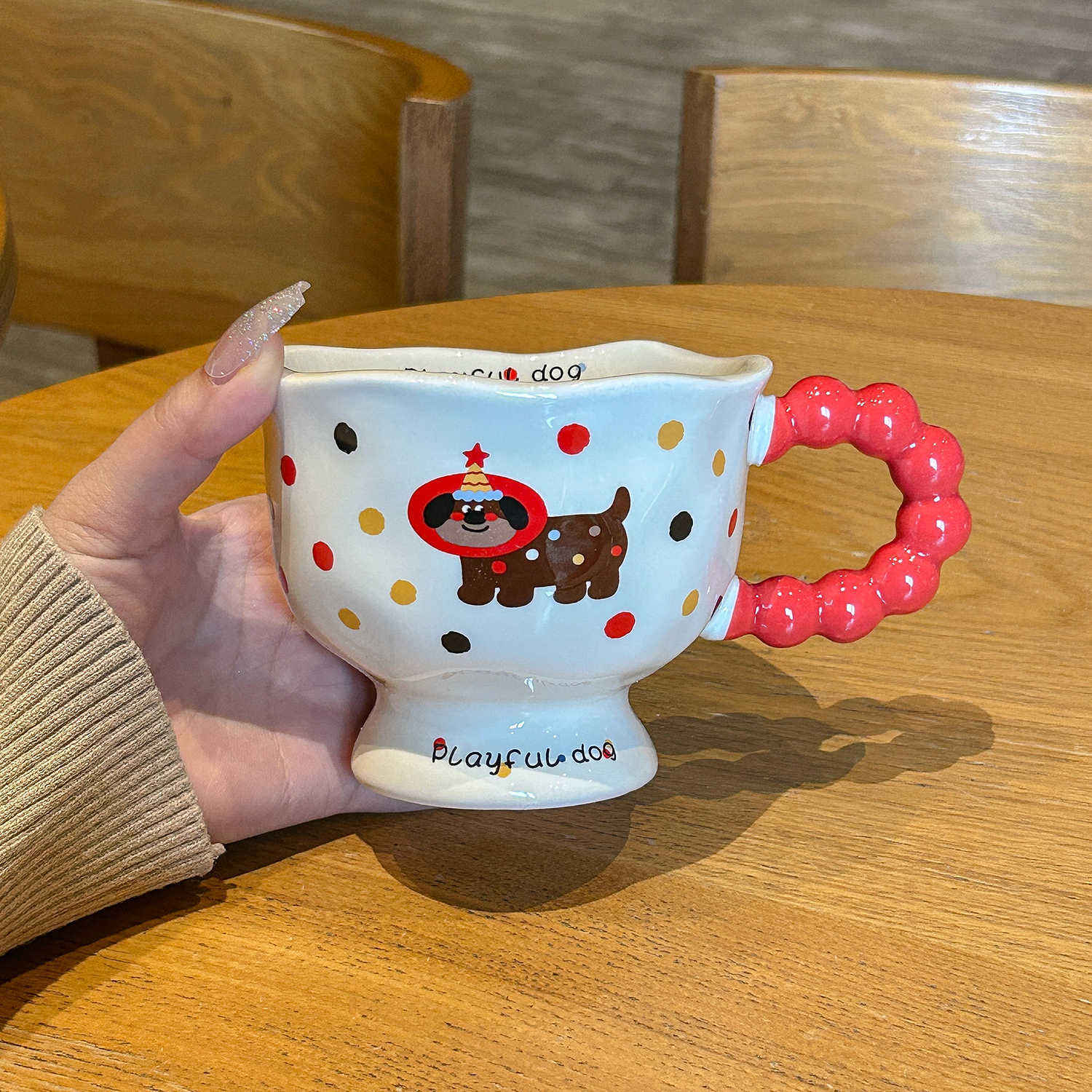 แดง - แก้วเดี่ยว