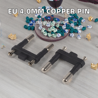 Pince de contact en laiton et cuivre pur standard UE 4,0 mm, pleine ou creuse, 10A 16A, pour fiche électrique