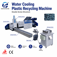 Mesin Granulator Daur Ulang Plastik Mini Pendingin Air Dua Tahap Stabil Double Screw HT-100/90 Harga Mesin Lainnya