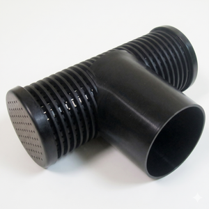 Protector de desagüe de PVC antiobstrucciones de fácil instalación, filtro de hojas y protectores de canalón. - Product Image 3