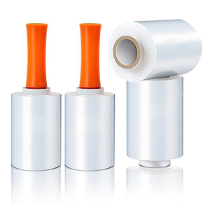 Jumboo Roll Stretch Film Soft Protective Packaging PE POF LLDPE <strong>Plastic</strong> Wrap Roll Custom Logo <strong>Printing</strong> for Pallet Wrapping - Product Image 1
