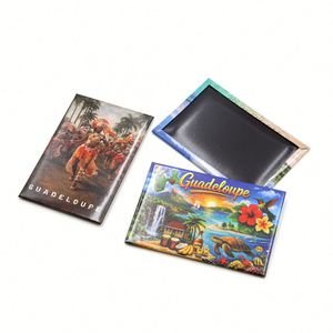 Custom Printed Rectangle Tin <b>Fridge</b> Magnet 80X53mm 90X65mm Country Cities Tourist Souvenir Home Decoration Gift - Product Image 2