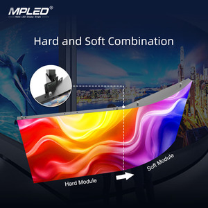 Écran LED MPED série <span class=keywords><strong>CV</strong></span>, créatif, flexible, souple, P1.8, P2, P2.5, P3.07, P4, pour magasin de détail, IP65, fonctionnement continu et stable - Product Image 3