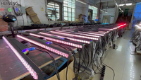 Barre de lumière rideau RGB 3-en-1 40x3W DMX à pixels pour festivals de musique, discothèques, effets de lavage, DJ, événements scéniques et mariages