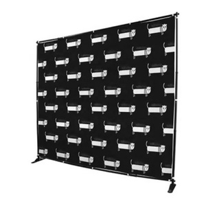 Pasos personalizados y conferencias <span class=keywords><strong>de</strong></span> <span class=keywords><strong>prensa</strong></span> gráficas repetidas, pancarta ajustable resistente - Product Image 1