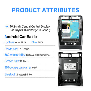 Navihua New Arrive Android Radio Multimedia Touch Screen Vertical Display Car Stereo <b>GPS</b> <b>Navigation</b> for Toyota 4Runner 2009-2023 - Product Image 5