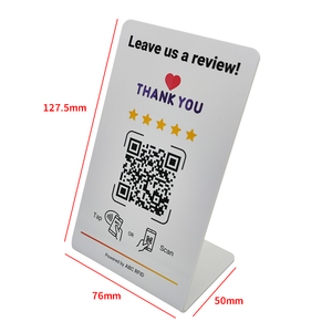 Support <span class=keywords><strong>de</strong></span> commentaires et évaluations Google <span class=keywords><strong>Carte</strong></span> Nfc pour bus <span class=keywords><strong>Carte</strong></span> Nfc Acrylique PVC personnalisé Nfc Support <span class=keywords><strong>de</strong></span> menu d'examen Google personnalisable - Product Image 6