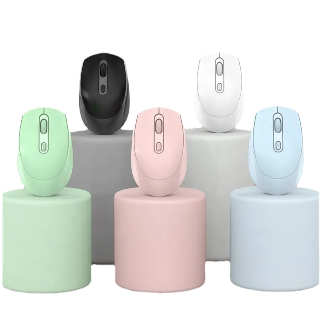 Ergonomic Optical Mini Wireless Mouse, Portable and Cute for Laptop/PC Gaming Style, Multiple Colors.