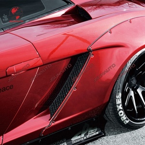 JSUNAUTO — Kit de carrosserie FRP, jupes latérales, pour lamaco <span class=keywords><strong>Gallardo</strong></span> LB, Spoiler avant, becquet arrière, LP560, LP570 - Product Image 4