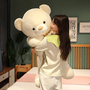 大きなリボン付きの新しい大きなテディベア、ハートを持った巨大なぬいぐるみ、バレンタインデーのおもちゃ、大きなサイズ - Product Image 3