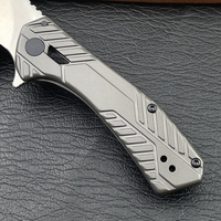 Couteau pliant de poche 3445, lame en acier 8CR13Mov, manche plein tang, couteaux tactiques de survie pour le camping et la randonnée en plein air, outil multifonction