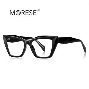XINLI2167 Monturas de Gafas para Mujer con Estampado Animal, Forma de Mariposa, Montura Completa, Marco Grueso Tr90, Anti Luz Azul, para Uso Diario - Product Image 3