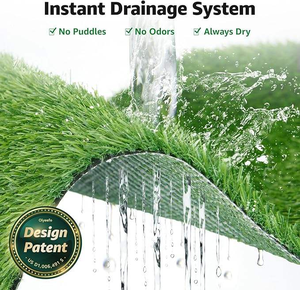 Shvmu Bright Green Pet Grass Carpet - Factory Direct <strong>for</strong> <strong>Photo</strong> <strong>Studio</strong> Pet Backgrounds - Product Image 3