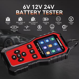 Testeur de batterie de voiture KONNWEI KW341 6V <span class=keywords><strong>12V</strong></span> 24V avec 10-2000CCA pour batterie au plomb-acide AGM GEL, prend en charge le test de l'état de santé de la batterie SOH - Product Image 5