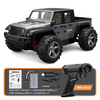 Multi-Terrain Simulations-LKW-Modell 1:18 4WD 30km/h 4x4 RC Ferngesteuertes Auto Hobby Großrad Hochgeschwindigkeits-Offroad-RC-Auto