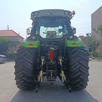 Tracteur à roues YTO X704 70HP 80HP avec cabine climatisée, machine agricole multifonctionnelle pour le labourage et la semence rotative