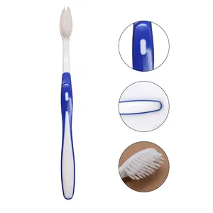 Brosse à dents en forme de V à poils souples, brosse à dents orthodontique V-Trim pour appareils dentaires et orthodontie, petite tête - Product Image 4